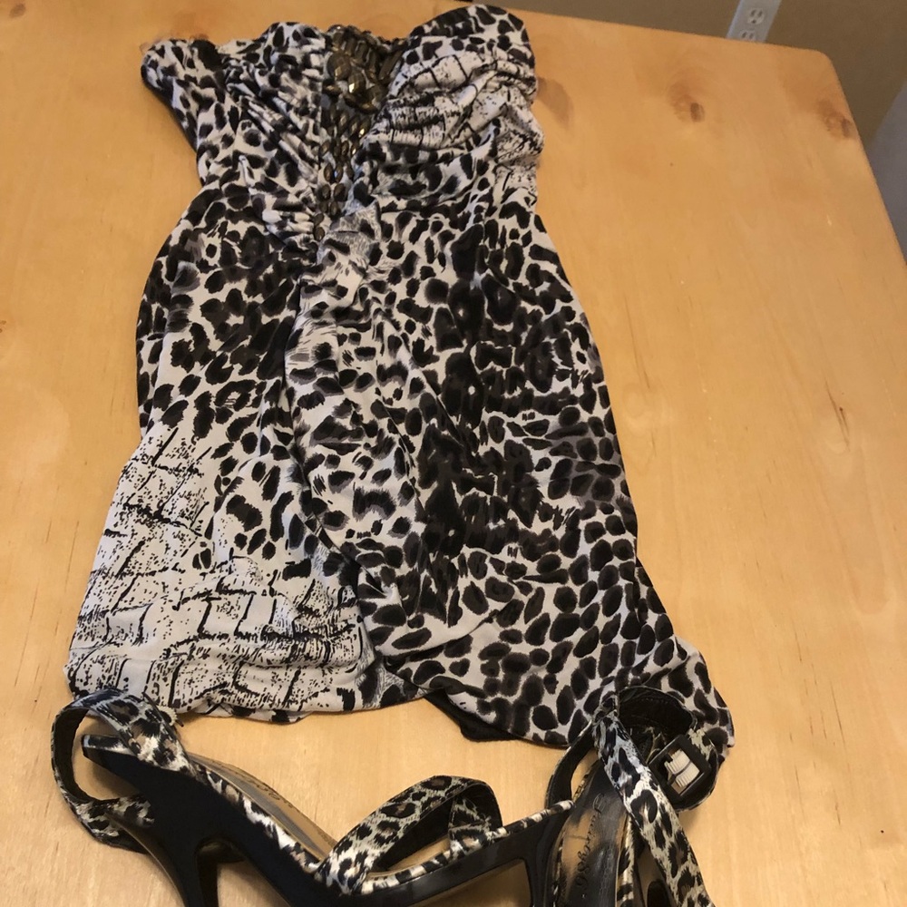 Dress with heels
